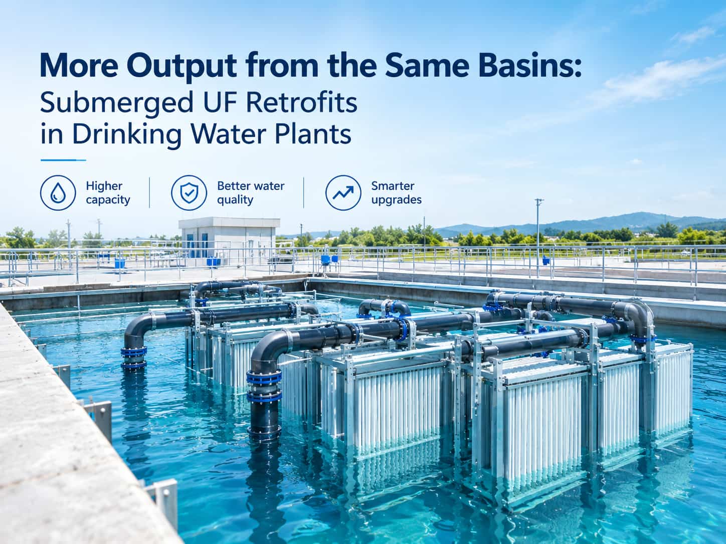 Submerged UF Retrofits in Drinking Water Plants